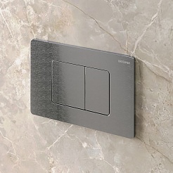 Grossman Инсталляция для подвесного унитаза Classic 97.04.42M с клавишей смыва графит сатинированное – фотография-2